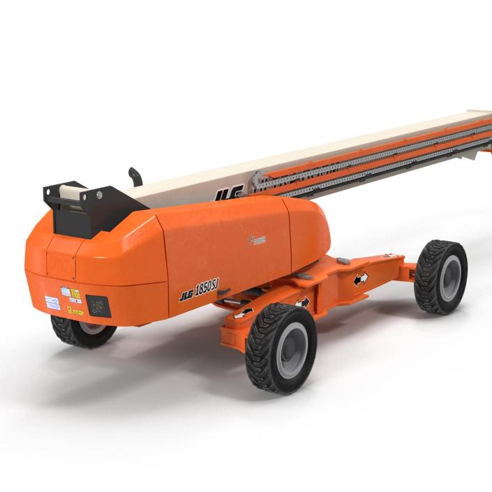 Telescopic Boom Lift JLG 1850 sj Rigged 3D model